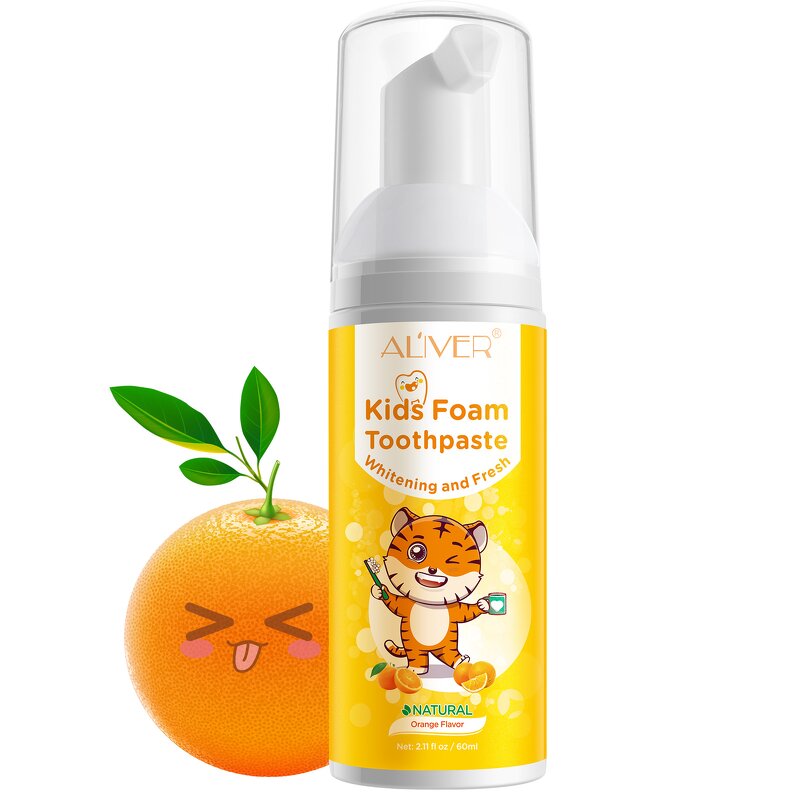 Tooth Cleansing Mousse - Manufacturer Custom Logo Fruit Flavor Kids Foaming