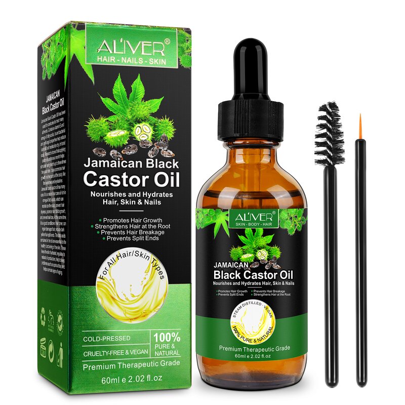 Castor Oil - Manufacturer 60ml Pure Organic Strengthen Hair Skin Care