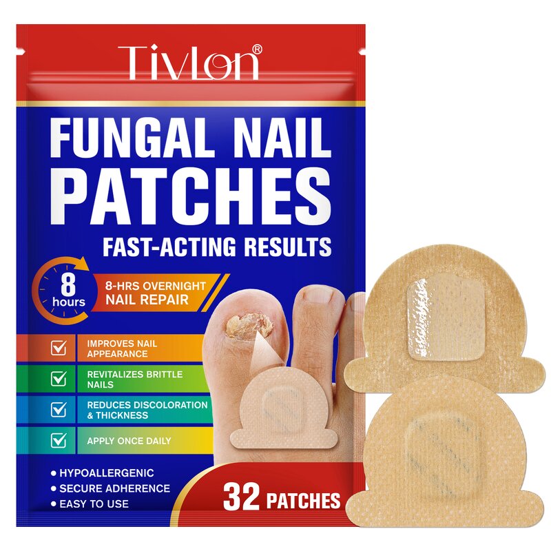Fungal Nail Patches - Manufacturer Private Label 32Pcs Overnight Toenail Repair