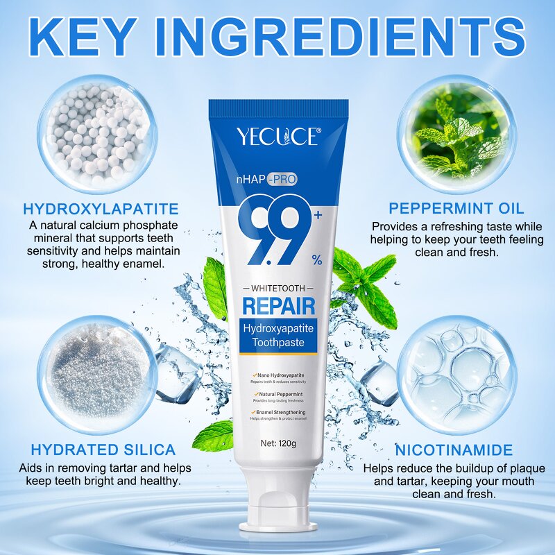 Toothpaste - Manufacturer 120g Hydroxyapatite Fluoride Free Sensitivity Repair