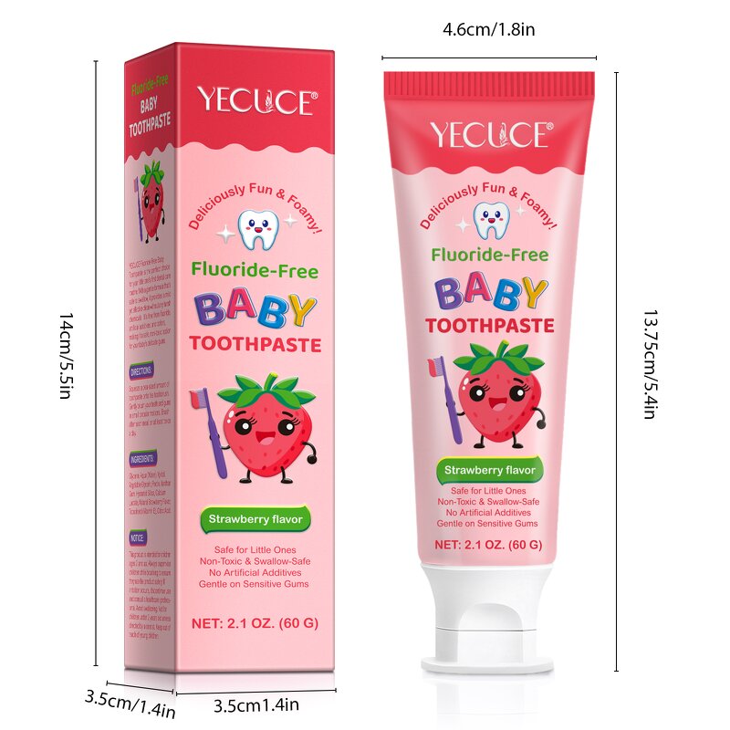 Baby Toothpaste - Manufacturer 60g Fluoride-Free Xylitol Fresh Breath Enamel