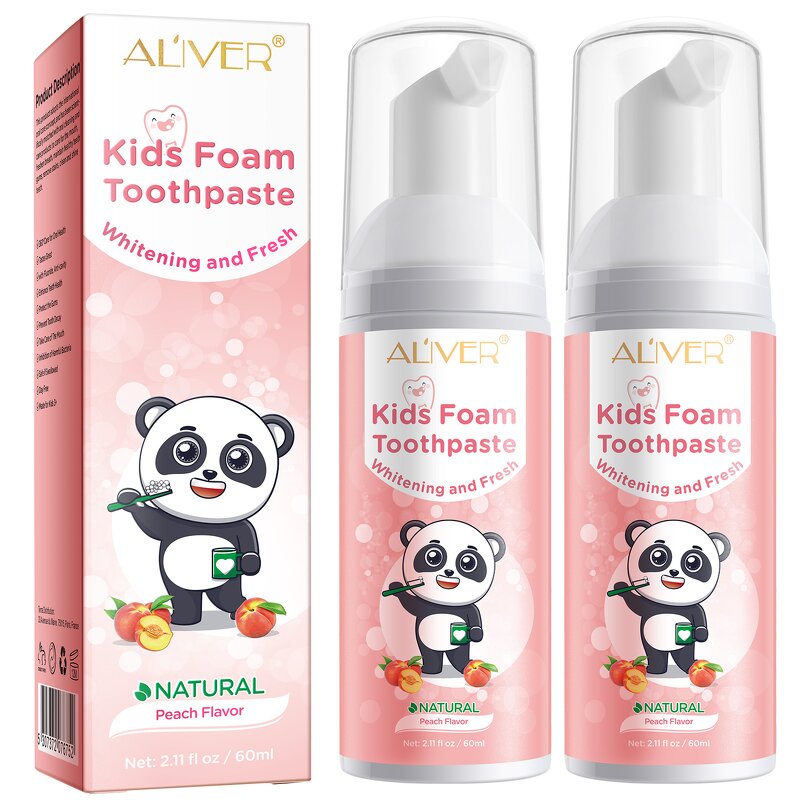 Tooth Cleansing Mousse - Manufacturer Custom Logo Fruit Flavor Kids Foaming