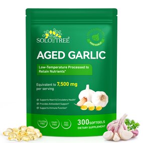 Garlic Extract Capsules - Manufacturer Private Label 300Softgels Gluten-Free Immune