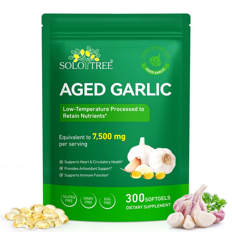 Garlic Extract Capsules - Manufacturer Private Label 300Softgels Gluten-Free Immune