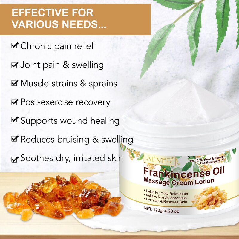 Massage Cream - Manufacturer 120g Frankincense Oil Muscle Relaxation Soreness