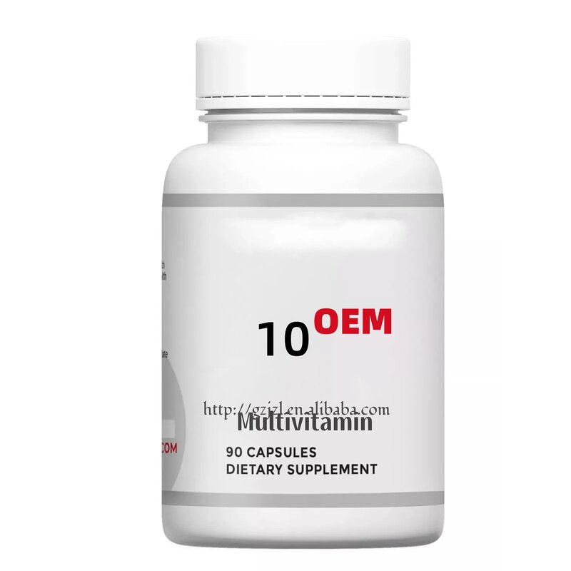Multivitamin Capsules Manufacturer - 10 Supplements 60 Capsules Non-GMO Gluten-Free