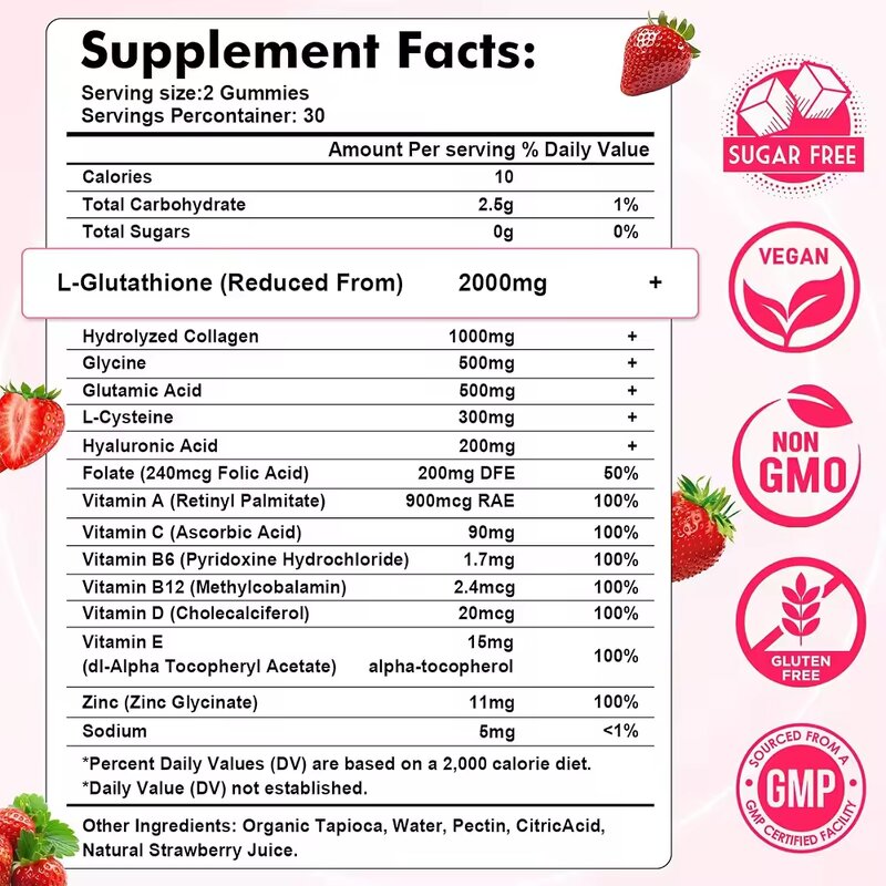 L-Glutathione Gummies Manufacturer - Best OEM for Whitening Collagen Support