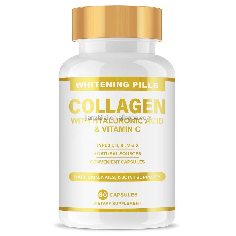 Collagen Capsules Manufacturer - 5000 with Hyaluronic Acid Vitamin C Glutathione
