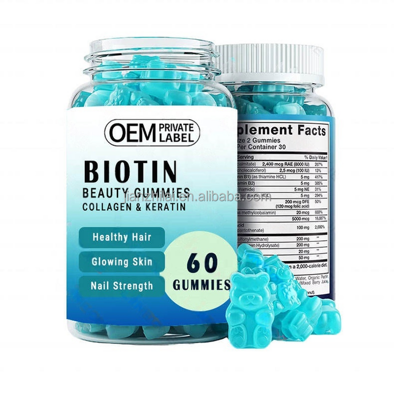 Collagen Gummies Manufacturer - Private Label for Hair Skin Nail Growth