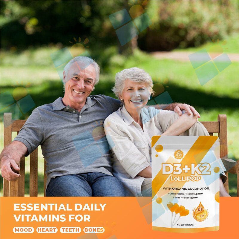 Vitamin D3 K2 Lollipop - Manufacturer OEM ODM Halal Vegan Kids Adults Support