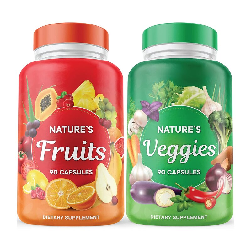 Fruit Veggie Capsules - Manufacturer OEM Whole Food Metabolism Energy Boost