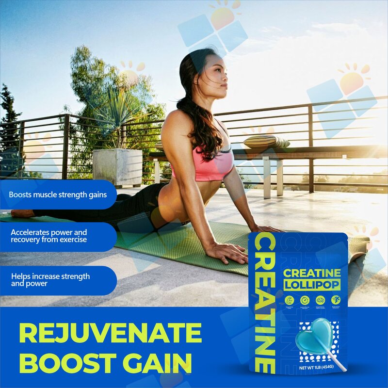 Creatine Lollipop - Manufacturer OEM/ODM Halal Vegan Organic Muscle Building