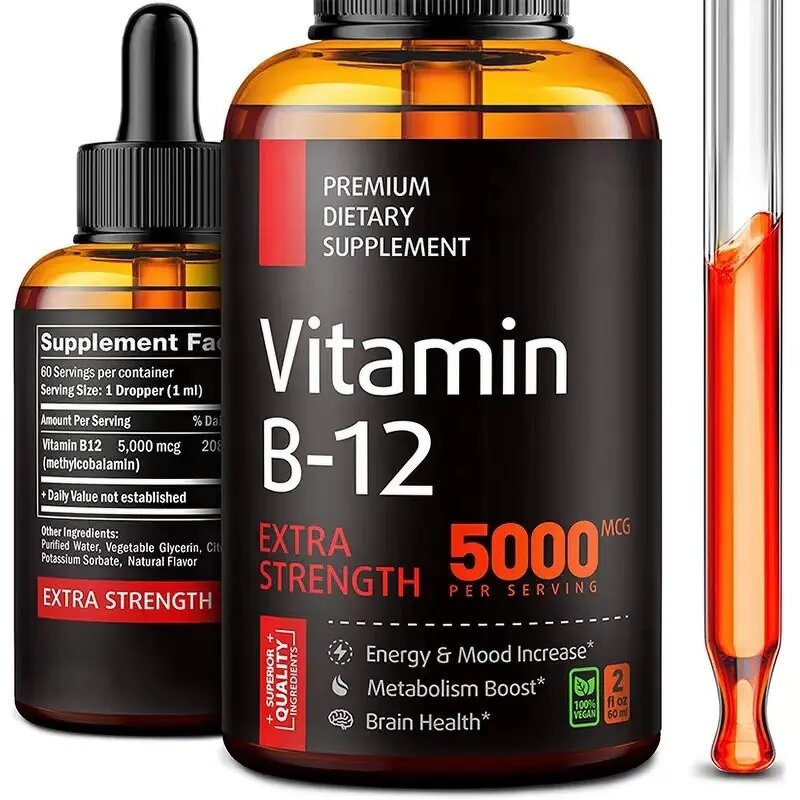Vitamin B12 Drops - Manufacturer OEM/ODM/OBM Vegan Methylcobalamin Mood