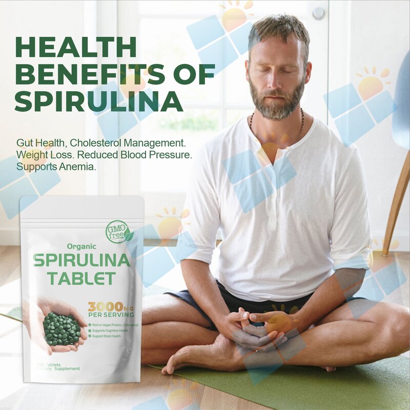 Spirulina Tablets - Manufacturer OEM/ODM/OBM Organic Bulk Chlorella Mixed