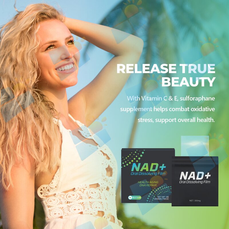 NAD Supplement Film - Manufacturer OEM Pure Resveratrol Nicotinamid Mononucleotide