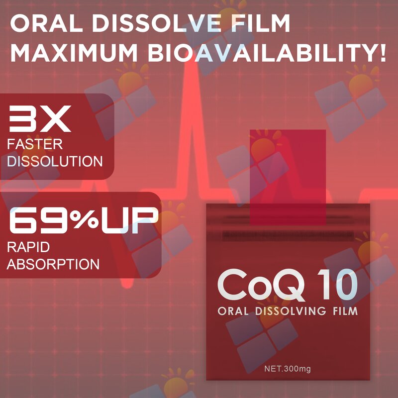 CoQ10 Oral Film - Manufacturer OEM ODM Private Label Vegan Heart Health Energy