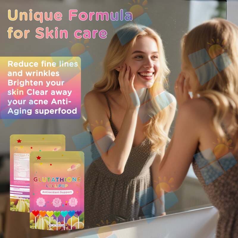 Glutathione Lollipop - Manufacturer OEM ODM Private Label Skin Whitening Collagen