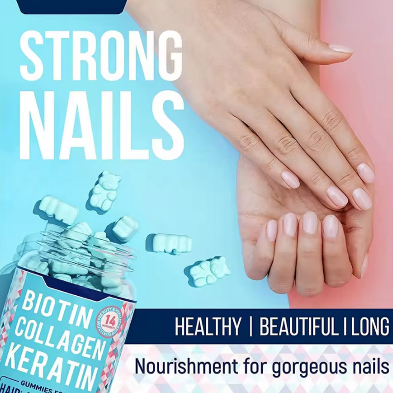 Collagen Biotin Gummies - Manufacturer OEM/ODM/OBM Hair Nails Skin Multivitamins