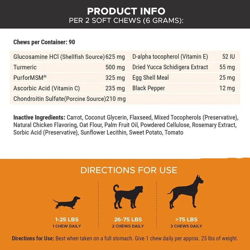Pet Joint Chews - Manufacturer OEM/ODM/OBM Glucosamine Chondroitin MSM Arthritis