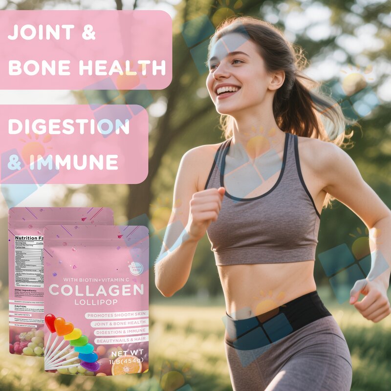 Collagen Lollipop - Manufacturer OEM/ODM Private Label Beauty Hair Skin Nails