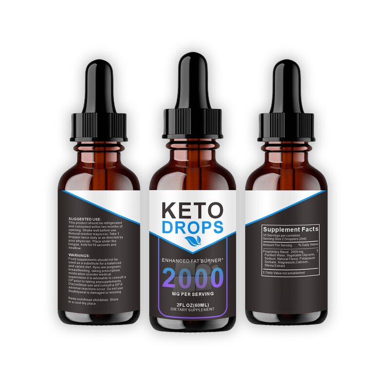 Keto Diet Drops - Manufacturer OEM Private Label Weight Management Fat Burner