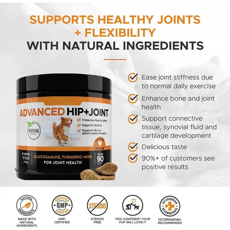 Pet Joint Chews - Manufacturer OEM/ODM/OBM Glucosamine Chondroitin MSM Arthritis