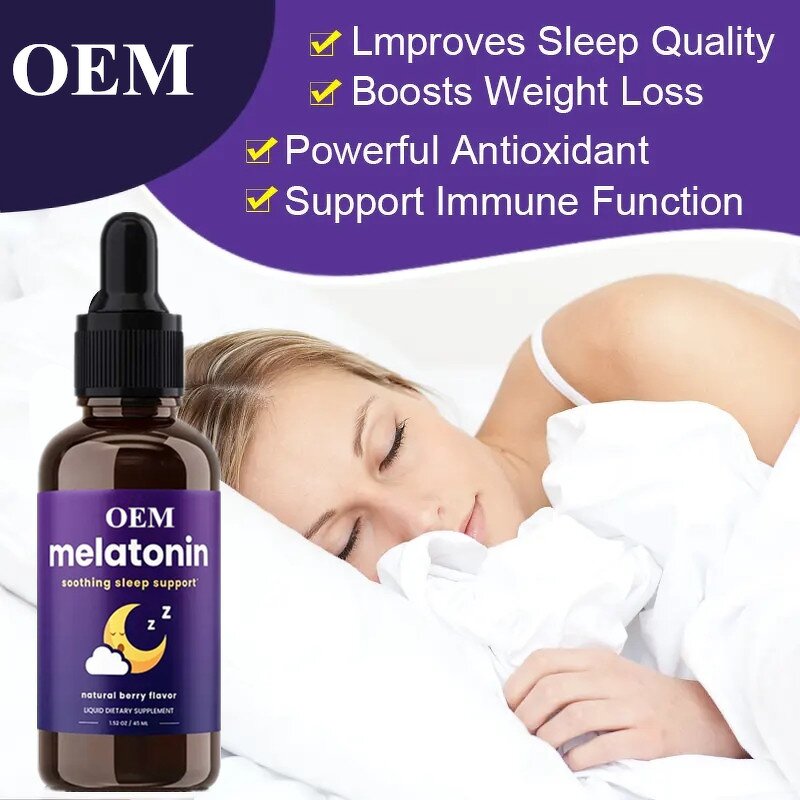 Melatonin Drops - Manufacturer OEM/ODM/OBM Sleeping Aid Adult Kids Absorption