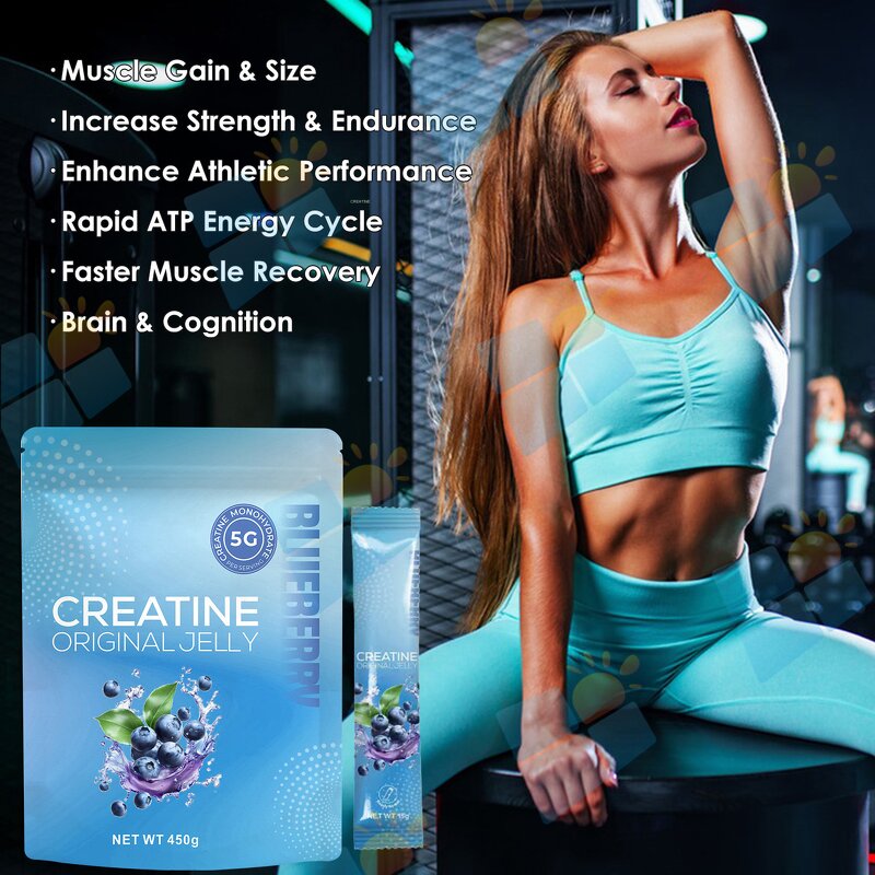 Creatine Jelly - Manufacturer OEM Strawberry Flavoured Adult Muscle Builder