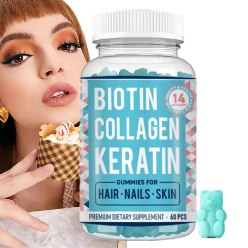 Collagen Biotin Gummies - Manufacturer OEM/ODM/OBM Hair Nails Skin Multivitamins