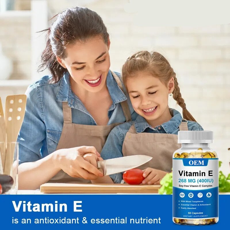 Vitamin E Capsules - Manufacturer OEM/ODM/OBM Natural Animate Beauty Products