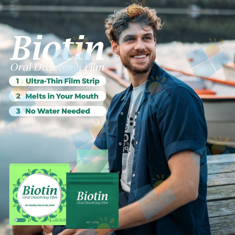 Biotin Oral Film - Manufacturer OEM Vegan Beauty Hair Skin Nails Collagen Vitamin