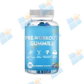 Pre Workout Gummies - Manufacturer 2024 BCAA Vitamin B12 Vegan Muscle Building