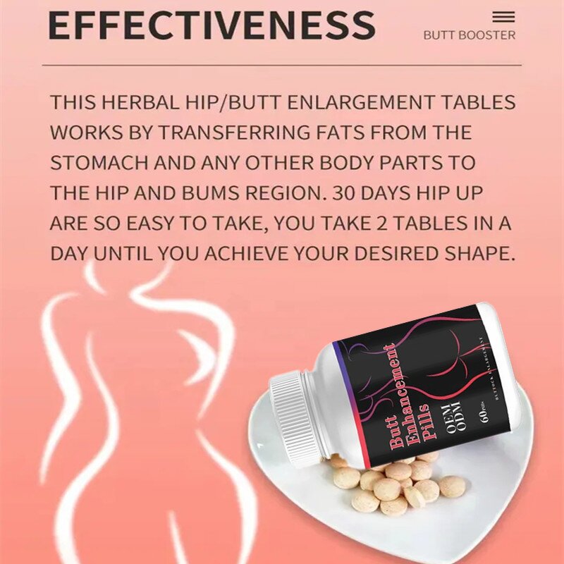 Butt Enhancement Pills - Manufacturer OEM/ODM/OBM Booty Hip Enlargement Firm