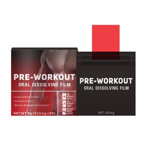 Pre Workout Film - Manufacturer OEM ODM Private Label Organic Muscle Building