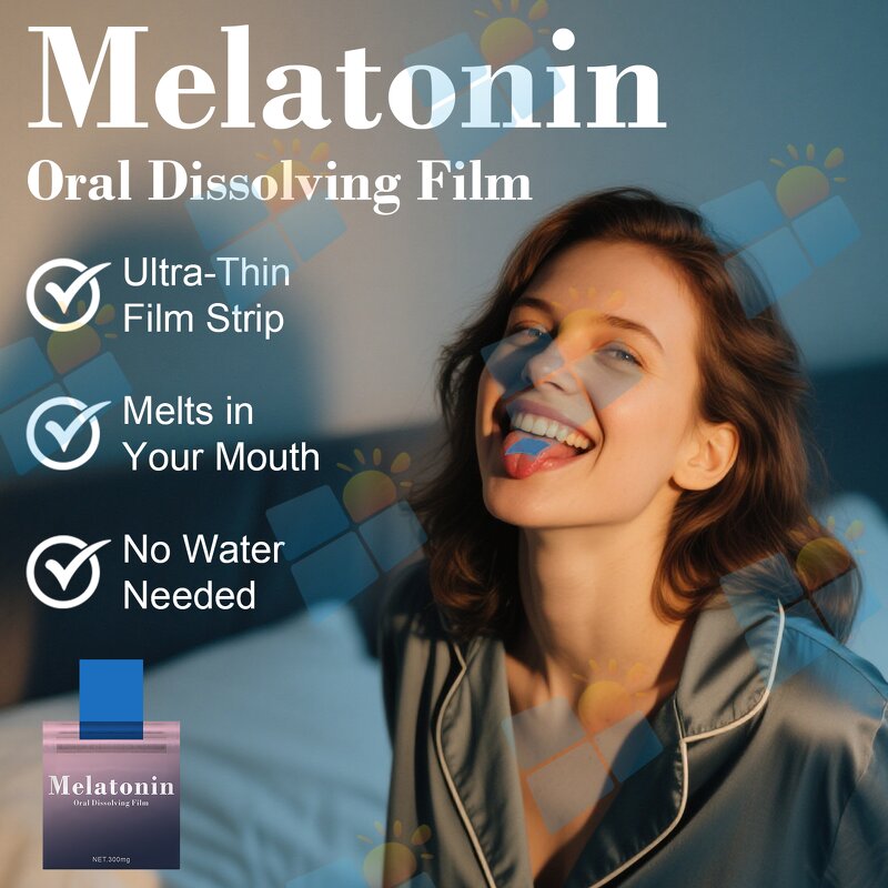 Melatonin Oral Film - Manufacturer Private Label Custom Sleep Health Men Women