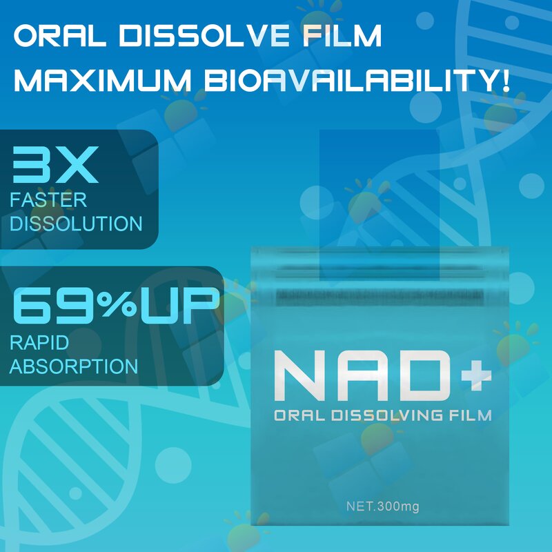 NAD Oral Film - Manufacturer NAD+ Resveratrol Nicotinamide Riboside Anti-Aging