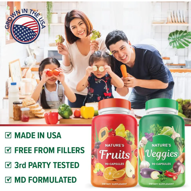 Multivitamin Capsules - Manufacturer OEM Private Label Fruits Vegetable Energy
