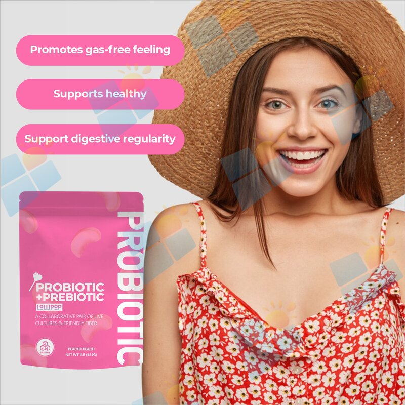 Probiotic Lollipop - Manufacturer OEM/ODM Private Label Gut Health Balance Belly