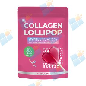 Collagen Lollipop - Manufacturer OEM/ODM Private Label Sugar Free Skin Whitening