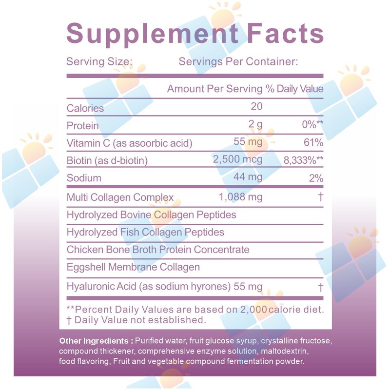 Collagen Enzyme Jelly - Manufacturer Hot Sale Marine Hair Skin Nails Adults