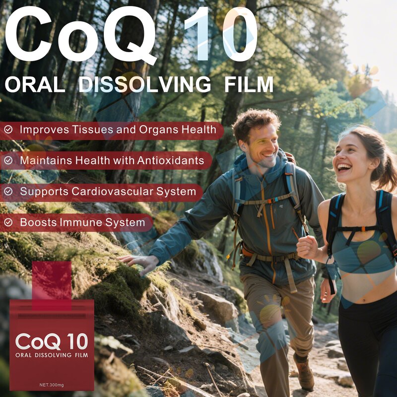 CoQ10 Oral Film - Manufacturer OEM ODM Private Label Vegan Heart Health Energy
