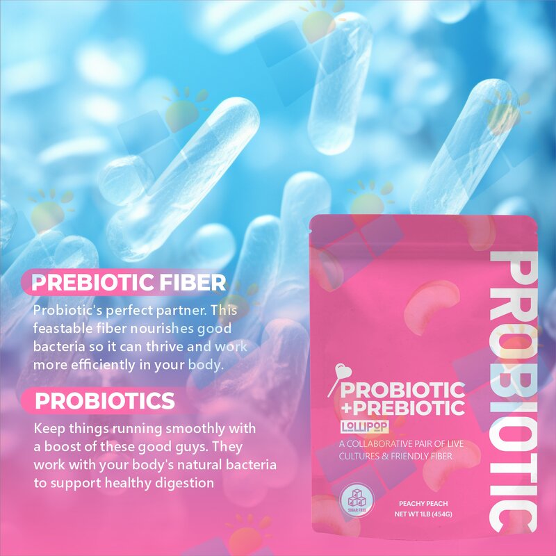 Probiotic Lollipop - Manufacturer OEM/ODM Private Label Gut Health Balance Belly