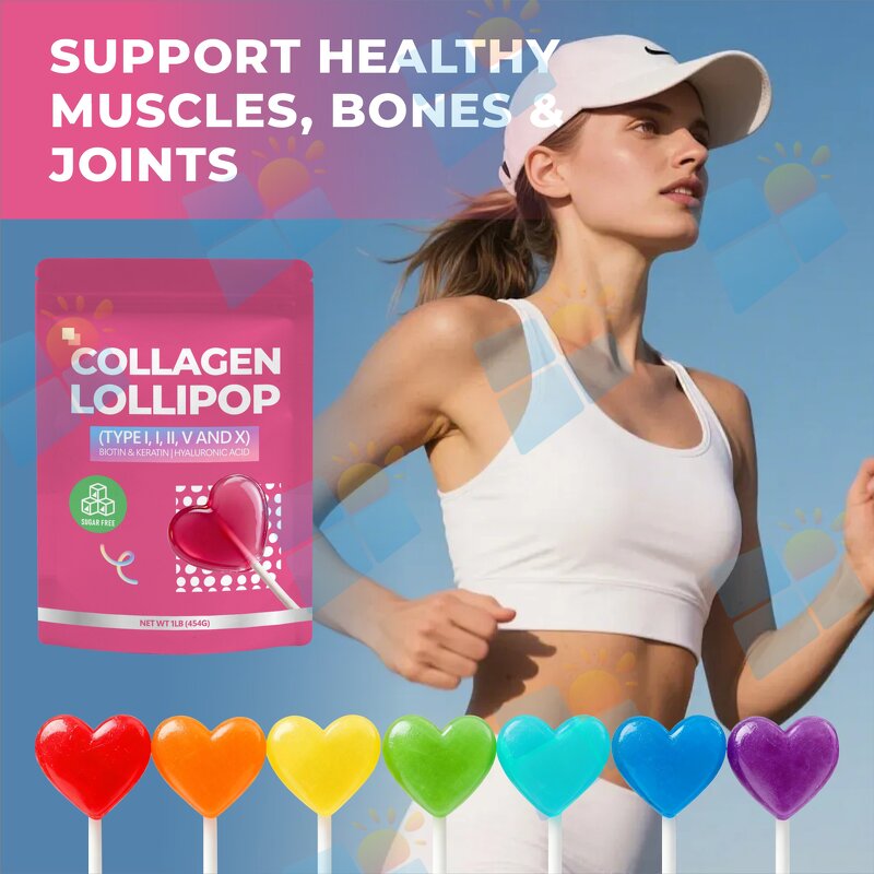 Collagen Lollipop - Manufacturer OEM/ODM Private Label Sugar Free Skin Whitening