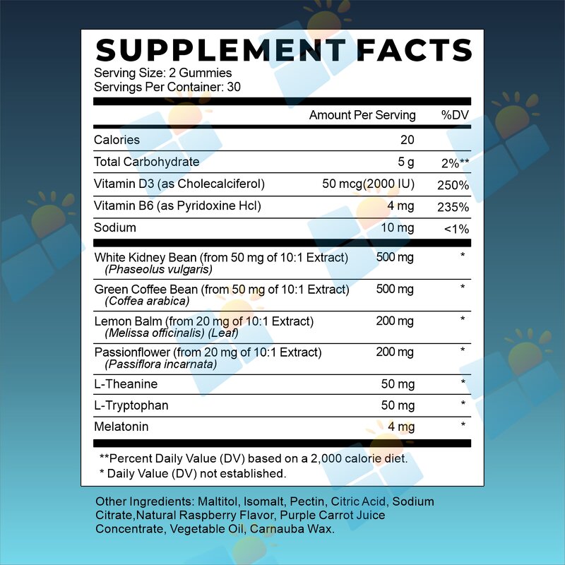 Fat Burner Gummies - Manufacturer Wholesale Natural Night Fat Burning Energy
