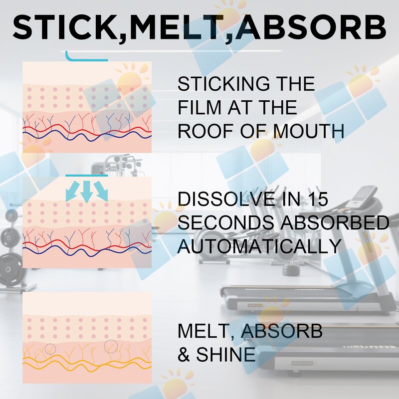 Creatine Oral Film - Manufacturer Private Label Sugar Free Vegan Muscle Growth