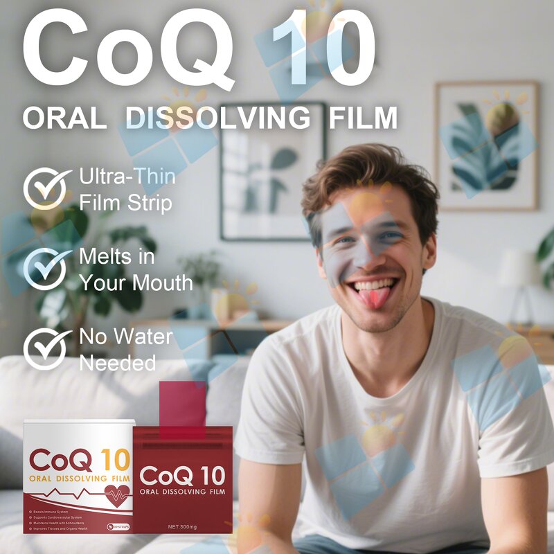 CoQ10 Oral Film - Manufacturer OEM ODM Private Label Vegan Heart Health Energy