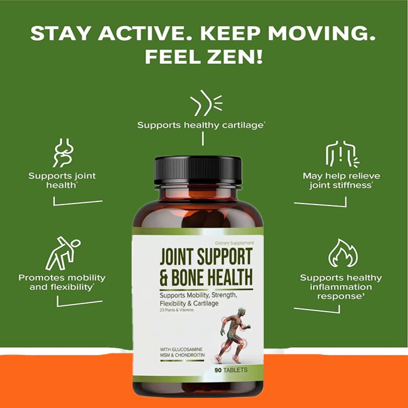 Joint Support Tablets - Manufacturer OEM/ODM/OBM Vegan Glucosamine MSM 90ct