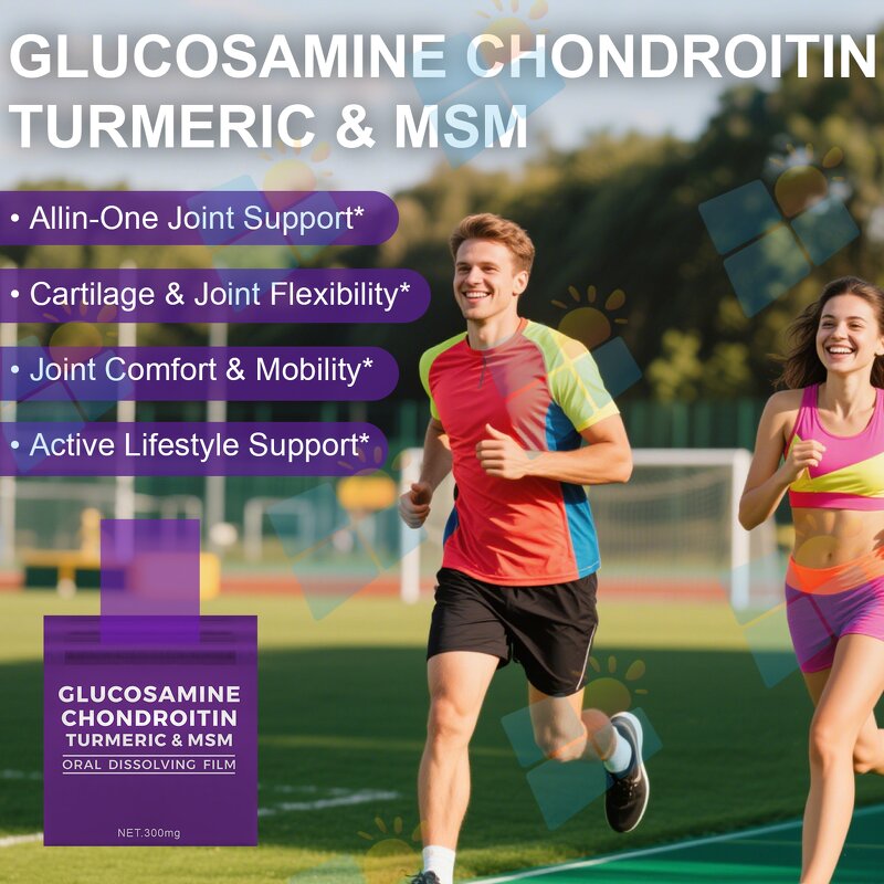 Glucosamine Oral Film - Manufacturer OEM MSM Joint Bone Support Adult Strips