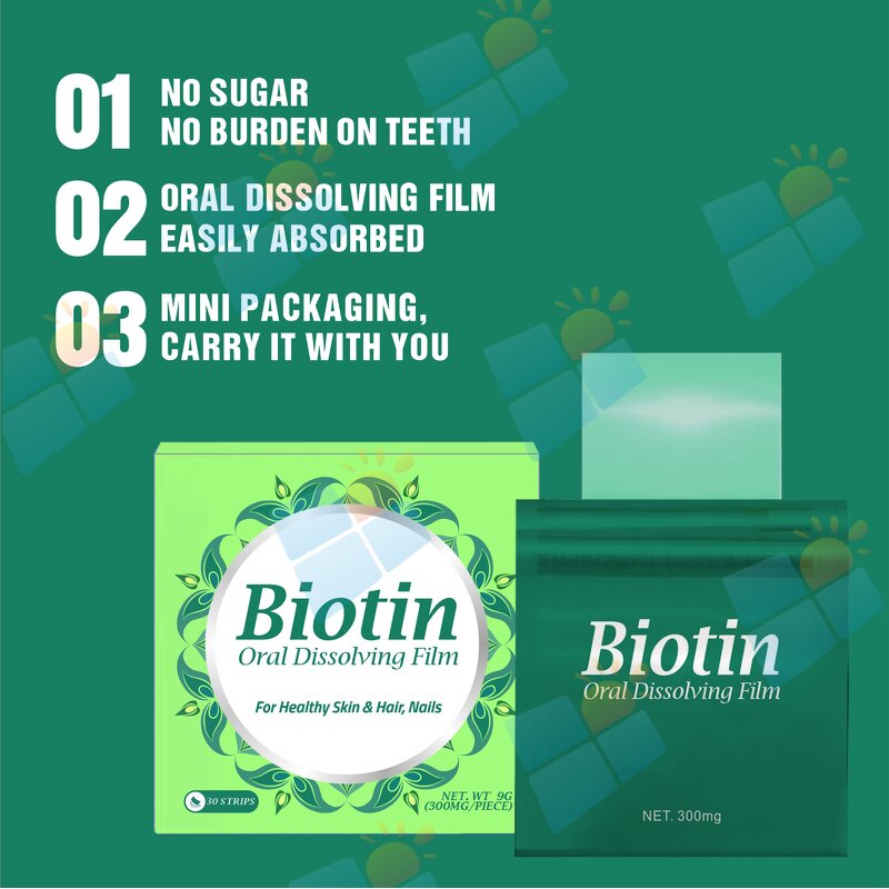 Biotin Oral Film - Manufacturer OEM Vegan Beauty Hair Skin Nails Collagen Vitamin