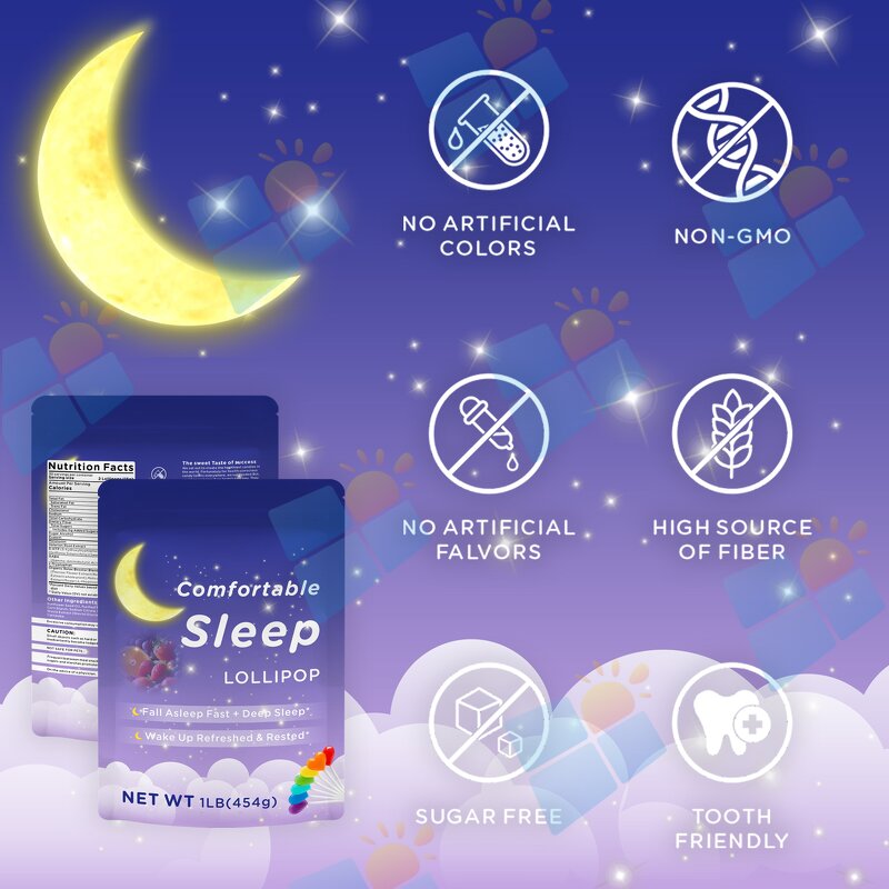Sleep Lollipop - Manufacturer OEM/ODM Private Label Sugar Free Melatonin Relax